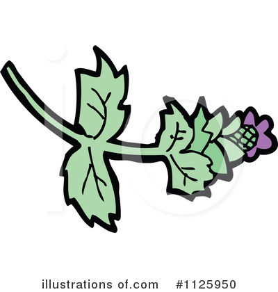 Royalty-Free (RF) Flower Clipart Illustration by lineartestpilot - Stock Sample #1125950