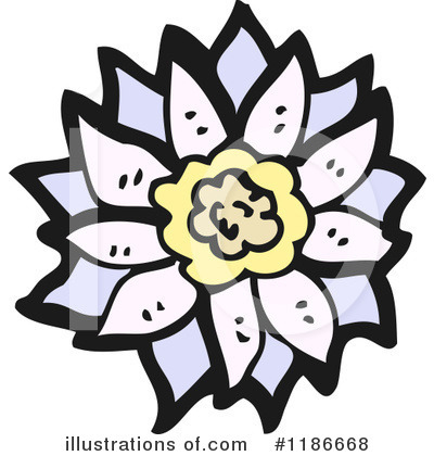 Royalty-Free (RF) Flower Clipart Illustration by lineartestpilot - Stock Sample #1186668