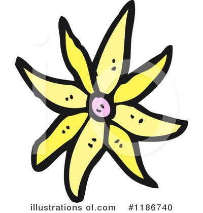 Royalty-Free (RF) Flower Clipart Illustration by lineartestpilot - Stock Sample #1186740