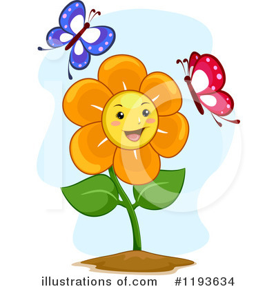 Royalty-Free (RF) Flower Clipart Illustration by BNP Design Studio - Stock Sample #1193634