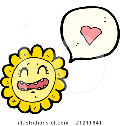 Royalty-Free (RF) Flower Clipart Illustration by lineartestpilot - Stock Sample #1211841