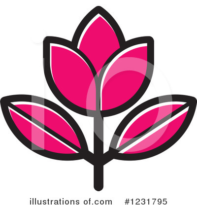 Floral Clipart #1231795 by Lal Perera
