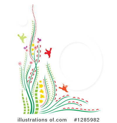 Royalty-Free (RF) Flower Clipart Illustration by Cherie Reve - Stock Sample #1285982