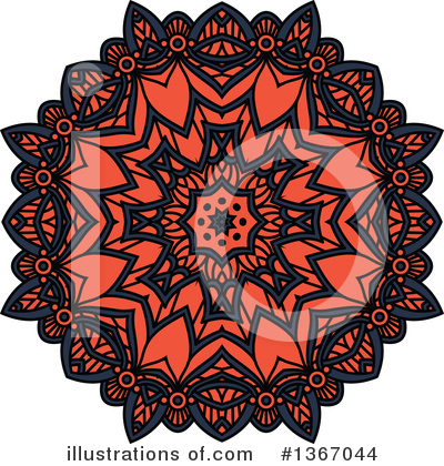 Royalty-Free (RF) Flower Clipart Illustration by Vector Tradition SM - Stock Sample #1367044