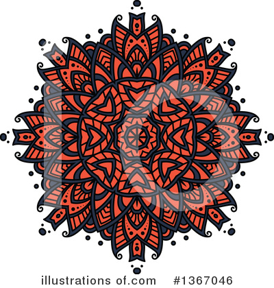 Royalty-Free (RF) Flower Clipart Illustration by Vector Tradition SM - Stock Sample #1367046