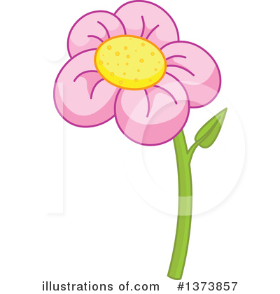 Royalty-Free (RF) Flower Clipart Illustration by Pushkin - Stock Sample #1373857