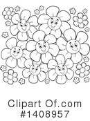 Flower Clipart #1408957 by visekart