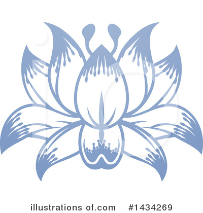 Lotus Flower Clipart #1434269 by AtStockIllustration
