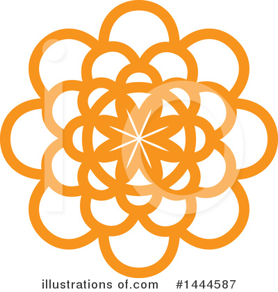 Royalty-Free (RF) Flower Clipart Illustration by ColorMagic - Stock Sample #1444587