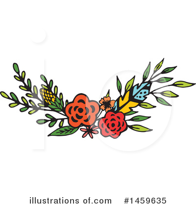 Royalty-Free (RF) Flower Clipart Illustration by Cherie Reve - Stock Sample #1459635