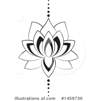 Lotus Clipart #1459730 by Cherie Reve