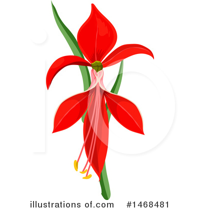 Lilies Clipart #1468481 by Vector Tradition SM