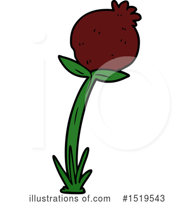Royalty-Free (RF) Flower Clipart Illustration by lineartestpilot - Stock Sample #1519543