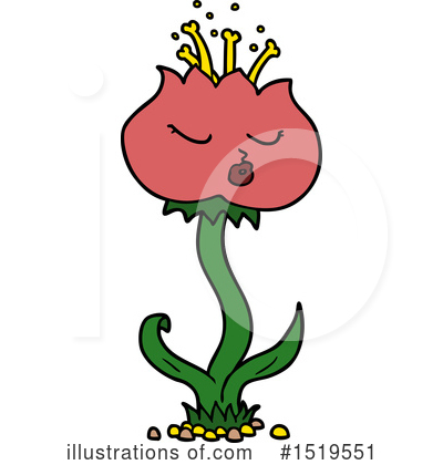 Royalty-Free (RF) Flower Clipart Illustration by lineartestpilot - Stock Sample #1519551