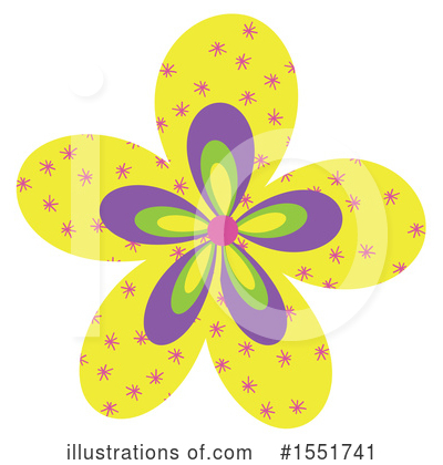 Royalty-Free (RF) Flower Clipart Illustration by Cherie Reve - Stock Sample #1551741