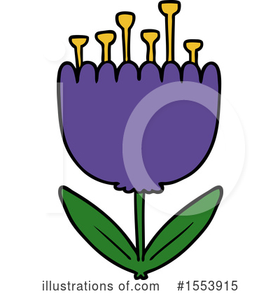 Royalty-Free (RF) Flower Clipart Illustration by lineartestpilot - Stock Sample #1553915