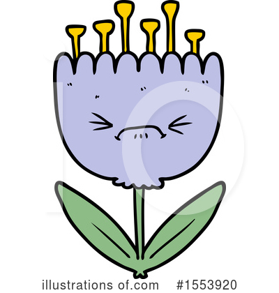 Royalty-Free (RF) Flower Clipart Illustration by lineartestpilot - Stock Sample #1553920