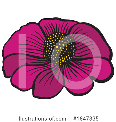 Royalty-Free (RF) Flower Clipart Illustration by Cherie Reve - Stock Sample #1647335