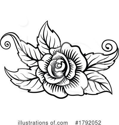 Rose Clipart #1792052 by AtStockIllustration