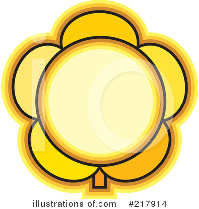 Royalty-Free (RF) Flower Clipart Illustration by Lal Perera - Stock Sample #217914