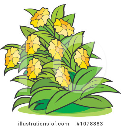Royalty-Free (RF) Flowers Clipart Illustration by Lal Perera - Stock Sample #1078863