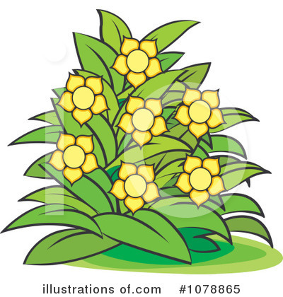 Royalty-Free (RF) Flowers Clipart Illustration by Lal Perera - Stock Sample #1078865