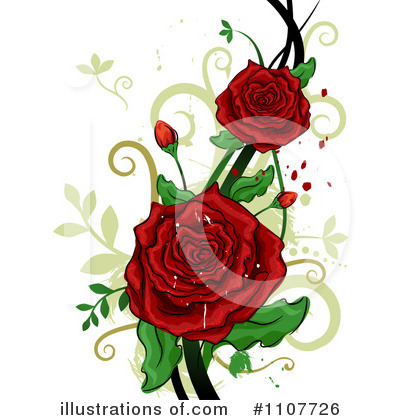Royalty-Free (RF) Flowers Clipart Illustration by BNP Design Studio - Stock Sample #1107726