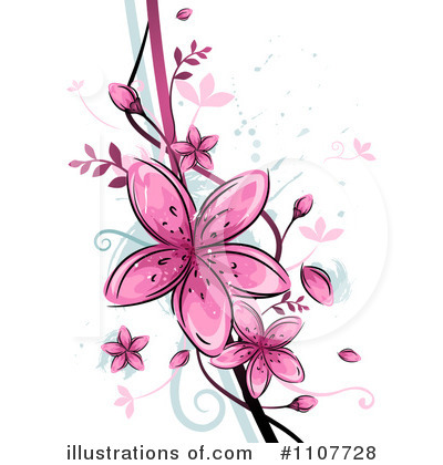 Royalty-Free (RF) Flowers Clipart Illustration by BNP Design Studio - Stock Sample #1107728