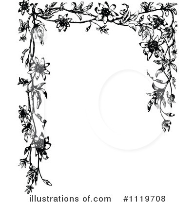 Royalty-Free (RF) Flowers Clipart Illustration by Prawny Vintage - Stock Sample #1119708