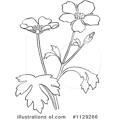 Flower Clipart #1129266 by Picsburg