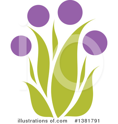 Royalty-Free (RF) Flowers Clipart Illustration by elena - Stock Sample #1381791