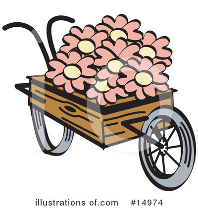Royalty-Free (RF) Flowers Clipart Illustration by Andy Nortnik - Stock Sample #14974