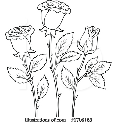 Royalty-Free (RF) Flowers Clipart Illustration by visekart - Stock Sample #1708165