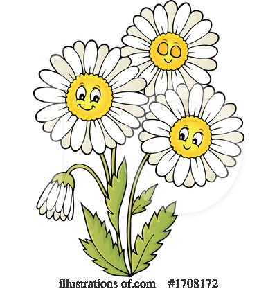 Royalty-Free (RF) Flowers Clipart Illustration by visekart - Stock Sample #1708172
