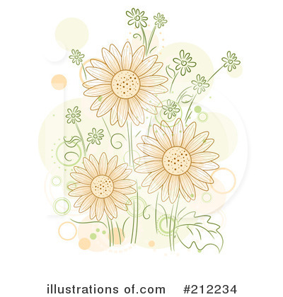 Royalty-Free (RF) Flowers Clipart Illustration by BNP Design Studio - Stock Sample #212234
