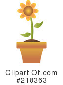 Flowers Clipart #218363 by Pams Clipart