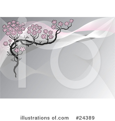 Cherry Blossoms Clipart #24389 by Eugene