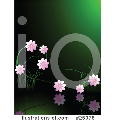 Royalty-Free (RF) Flowers Clipart Illustration by elaineitalia - Stock Sample #25078