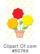 Flowers Clipart #50769 by Cherie Reve