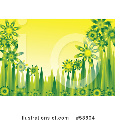 Royalty-Free (RF) Flowers Clipart Illustration by kaycee - Stock Sample #58804