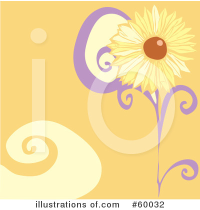 Royalty-Free (RF) Flowers Clipart Illustration by xunantunich - Stock Sample #60032