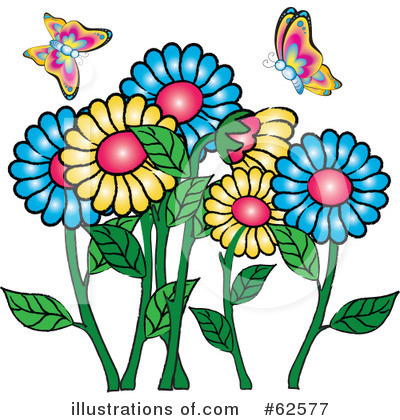 Daisies Clipart #62577 by Pams Clipart