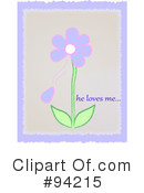 Flowers Clipart #94215 by Pams Clipart