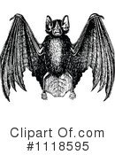 Flying Bat Clipart #1118595 by Prawny Vintage