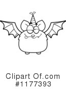 Flying Bat Clipart #1177393 by Cory Thoman