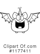 Flying Bat Clipart #1177411 by Cory Thoman