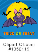 Flying Bat Clipart #1352119 by Hit Toon