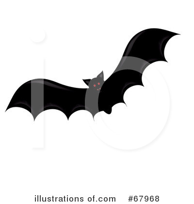 Flying Bats Clipart #67968 by Pams Clipart