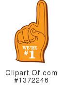 Foam Finger Clipart #1372246 by Clip Art Mascots