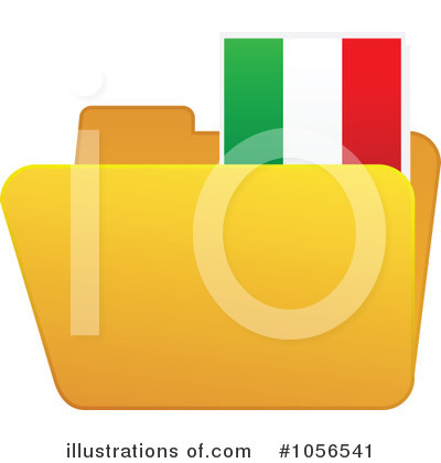 Italian Flag Clipart #1056541 by Andrei Marincas